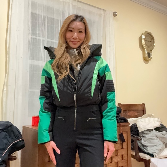 Fusalp Black and Green Julienne Ski Suit - size 36 - Picture 9 of 9